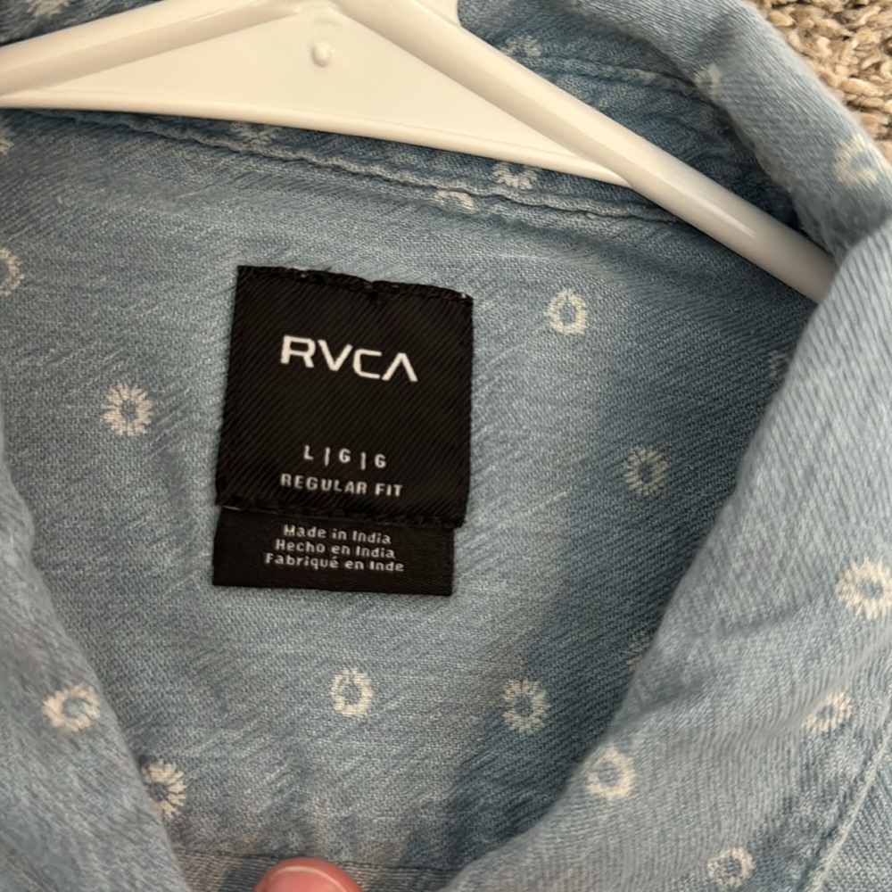 Rvca Cotton Button Down - image 2